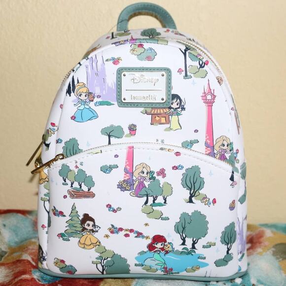 Loungefly Disney Princess Landscapes Backpack - Picture 1 of 4